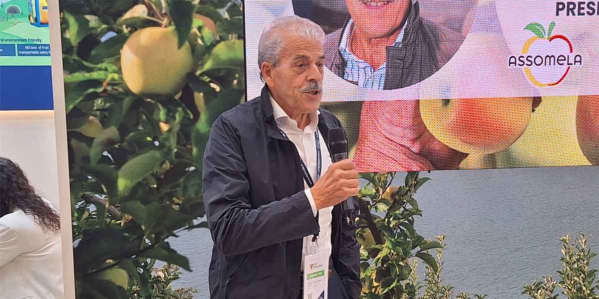 Ennio Magnani, consigliere di Melinda, presidente di Assomela e del Consorzio di Tutela della D.O.P. Mela Val di Non